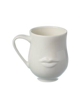 New!!! Set of 2!!!Creamy white Ceramic Mug with Lip Detail - Home Dining